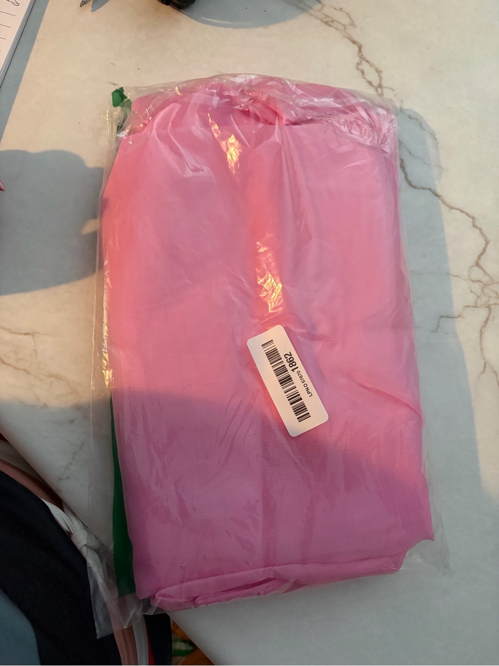 New pink sheer curtains